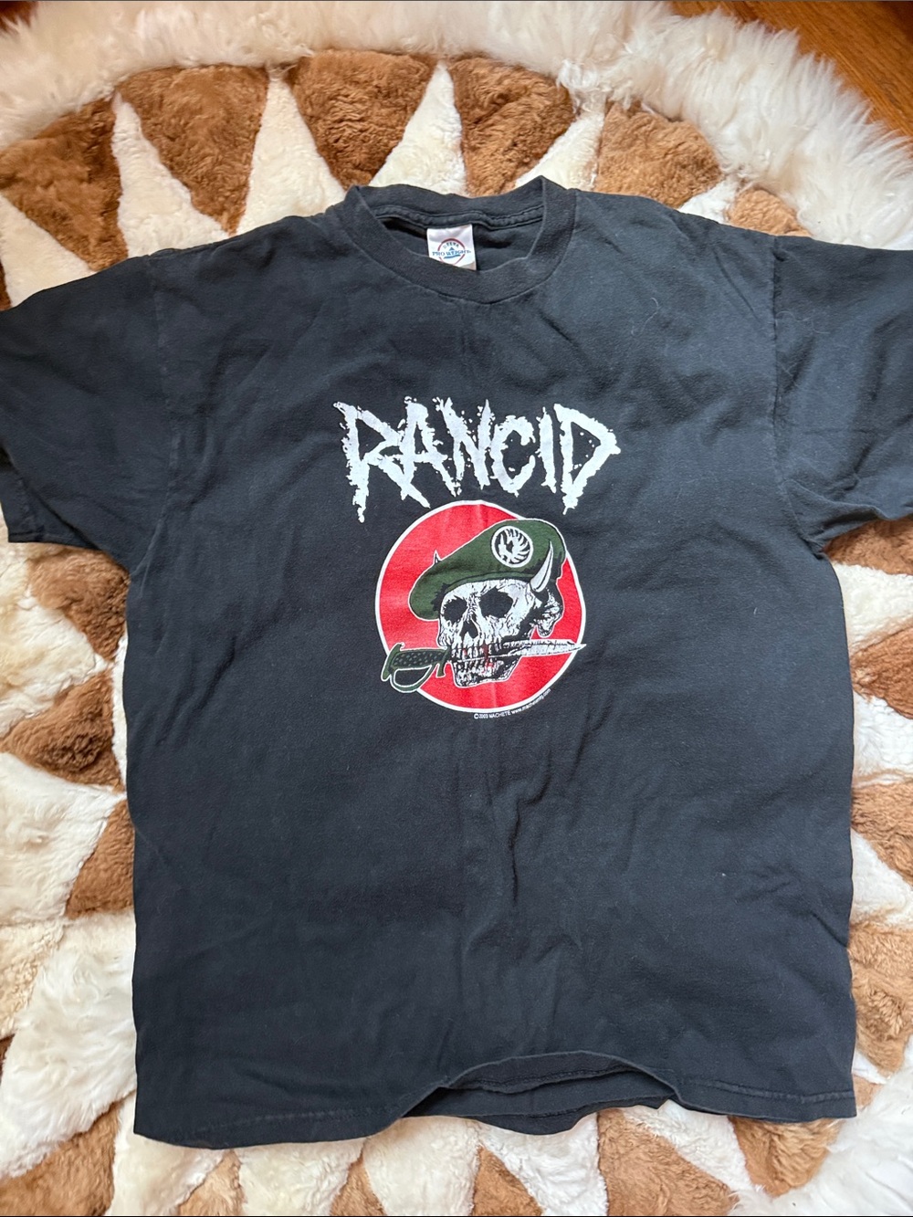 Vintage Rancid punk rock concert tee